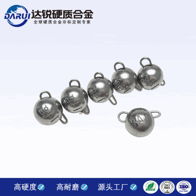 配重搖頭鎢墜 本色鎢合金大耳獼猴路亞快掛鎢鋼鉛1-30g比重漁墜